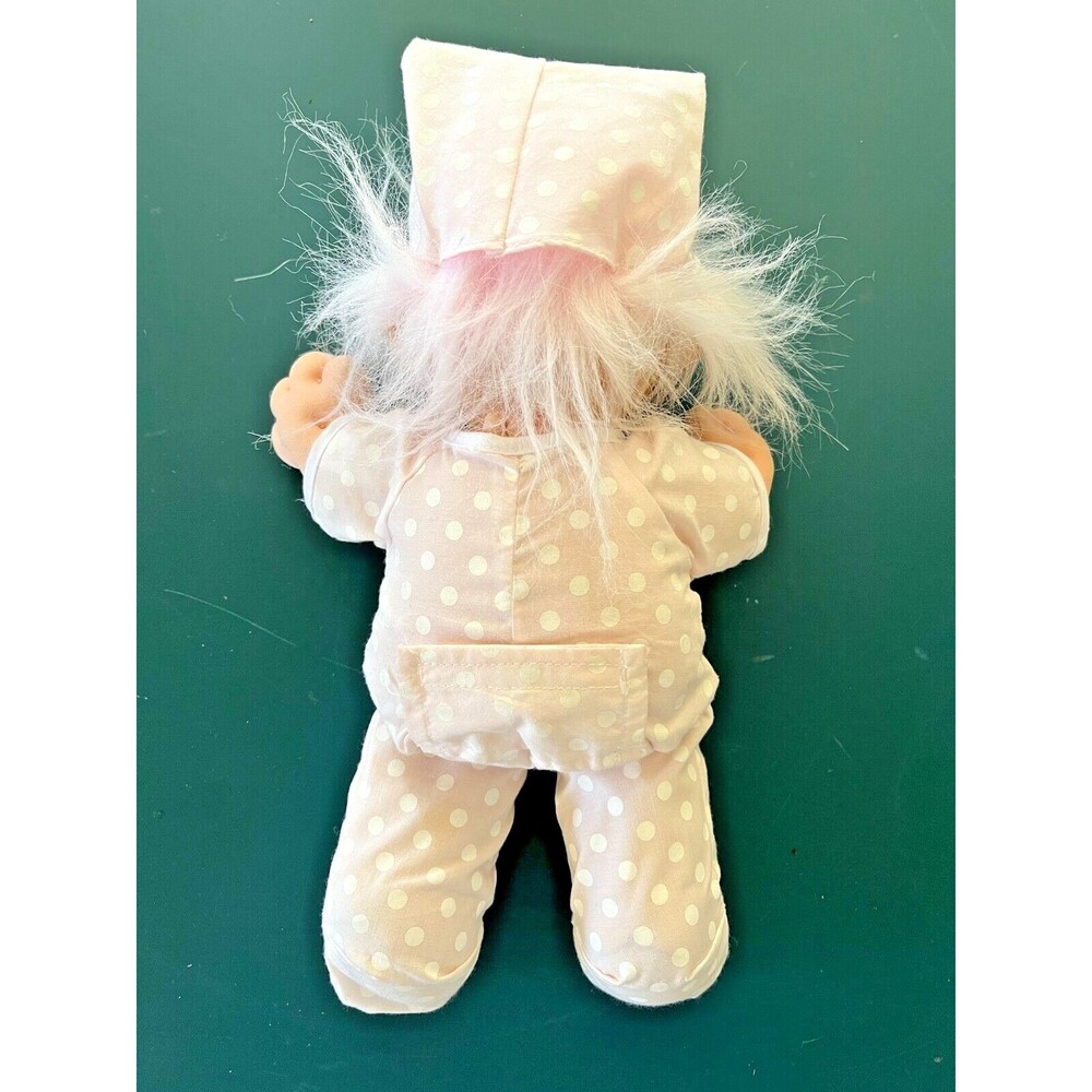 RUSS Troll Doll 12" Baby Blue Eyes Pink Hair Pajamas with Diaper Opening Berrie - Picture 3 of 4